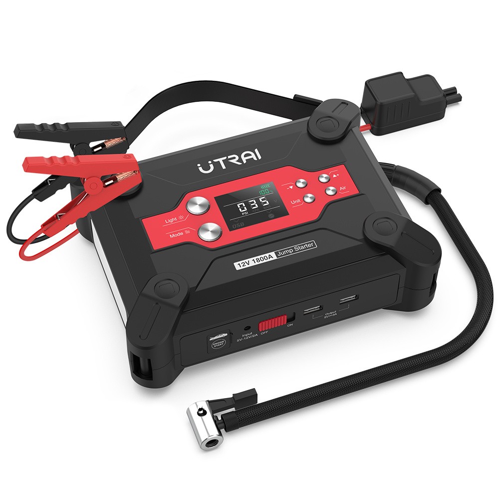 UTRAI Jump Starter With Air Compressor, UTRAI Jstar 6 1800A Car Battery ...